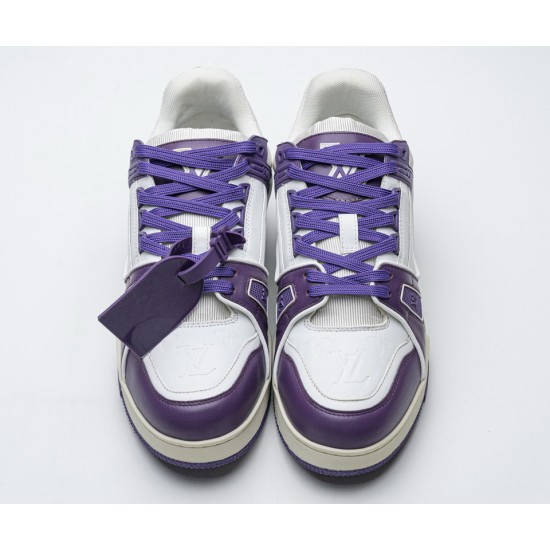 Louis Vuitton Trainer Sneaker Purple – PrimeCatcher
