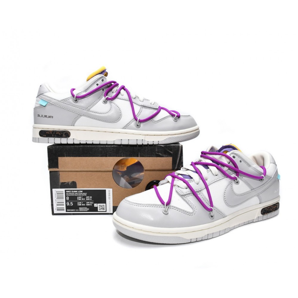 OFF-WHITE X DUNK LOW 'LOT 28 OF 50' DM1602-111