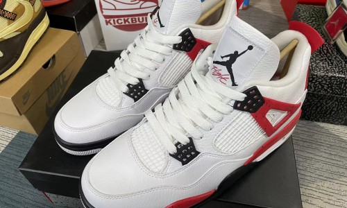 Air Jordan 4 'Red Cement' 2023 DH6927-161 Kickbulk sneaker shoes reviews Camera photos