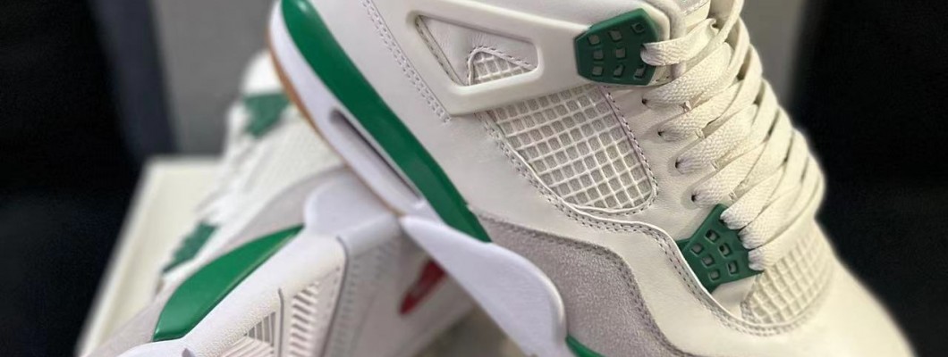 Kickbulk Sneaker customer review photos NIKE SB X AIR JORDAN 4 RETRO 'PINE GREEN' 2023 DR5415-103