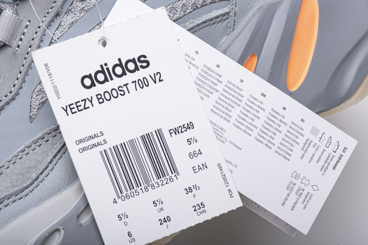Adidas Yeezy Boost 700 V2 Inertia Outfits On Feet Fw2549 19 - kickbulk.org