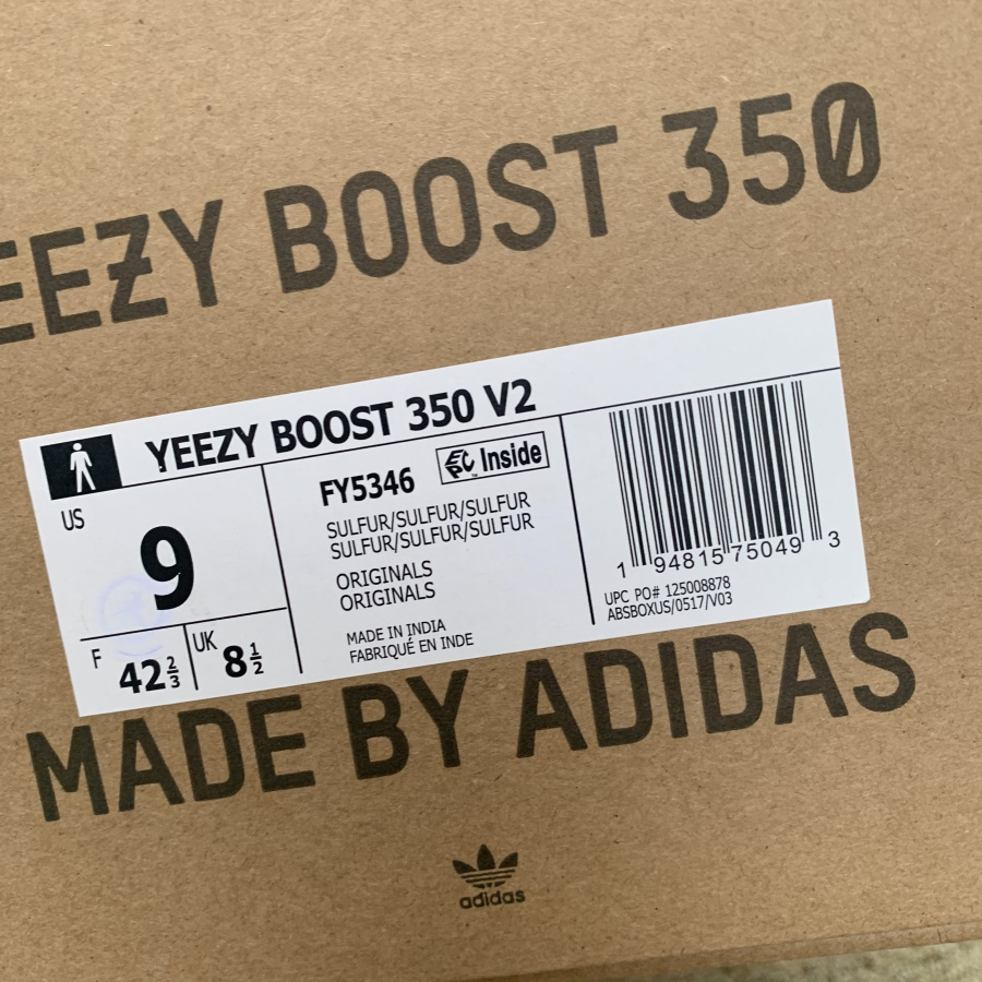 Adidas Yeezy Boost 350 V2 Sulfur Fy5346 New Release Date Kickbulk 34 - kickbulk.org