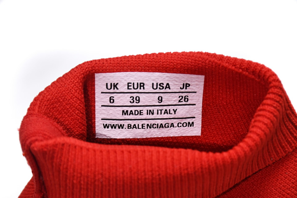 Balenciaga Speed 2 Sneaker Red 617196w17021015 16 - kickbulk.org