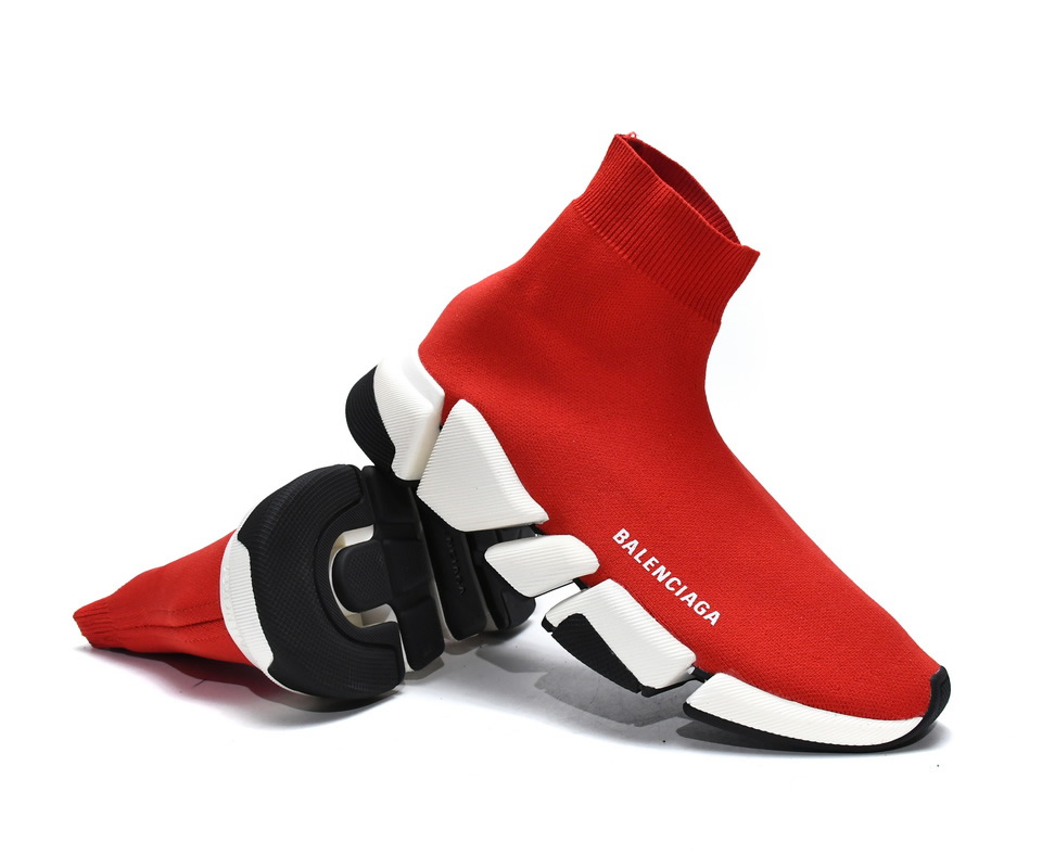 Balenciaga Speed 2 Sneaker Red 617196w17021015 2 - kickbulk.org