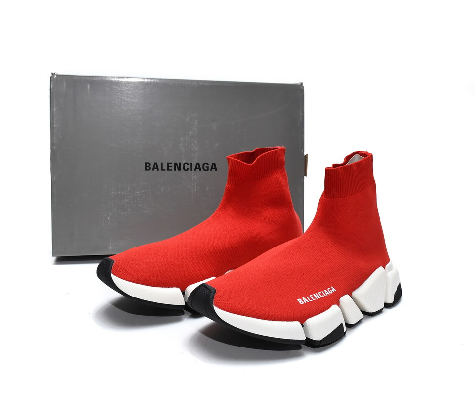 Balenciaga Speed 2 Sneaker Red 617196w17021015 4 - kickbulk.org