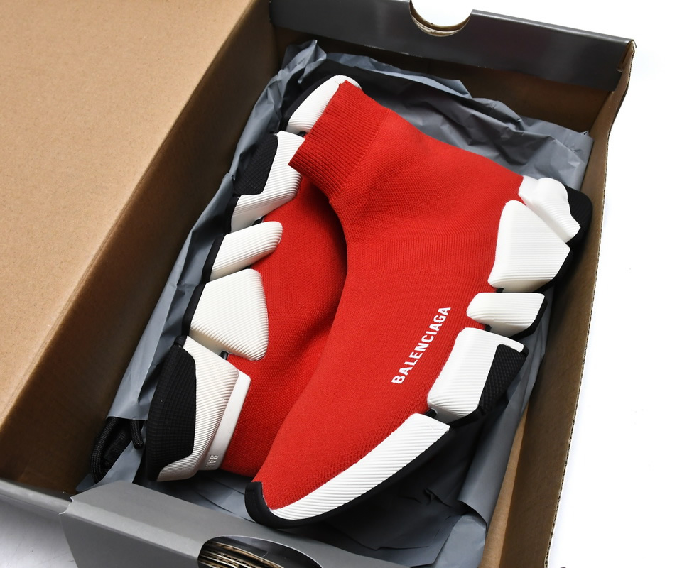 Balenciaga Speed 2 Sneaker Red 617196w17021015 5 - kickbulk.org