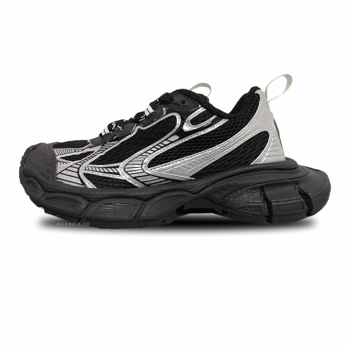Balenciaga Runner Sneaker Black Silver 734733w3rb50218 1 - kickbulk.org
