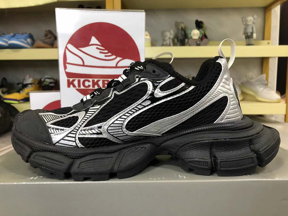 Balenciaga Runner Sneaker Black Silver 734733w3rb50218 7 - kickbulk.org
