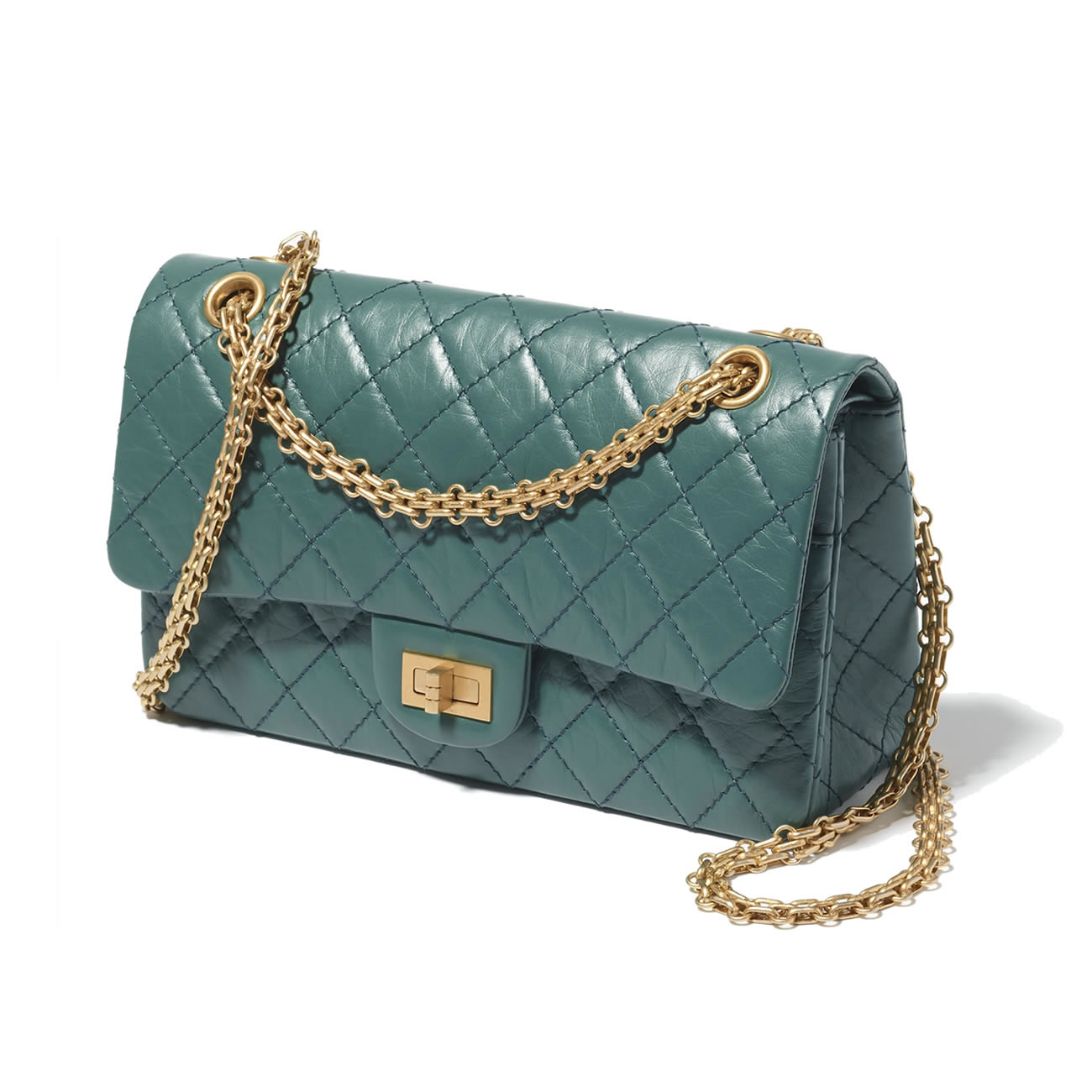 Chanel Handbag Dark Green 2 - kickbulk.org