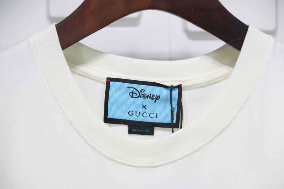 Disney Gucci Donald Duck Embroidery T Shirt 7 - kickbulk.org