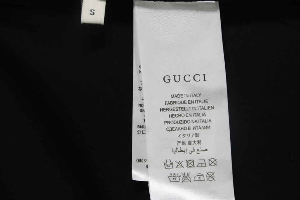 Gucci Black White Crossbar T Shirt Printing Pure Cotton 13 - kickbulk.org