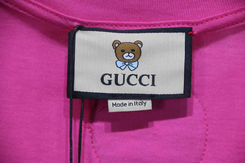 Gucci Teddy Bear T Shirt Embroidery Pure Cotton 10 - kickbulk.org