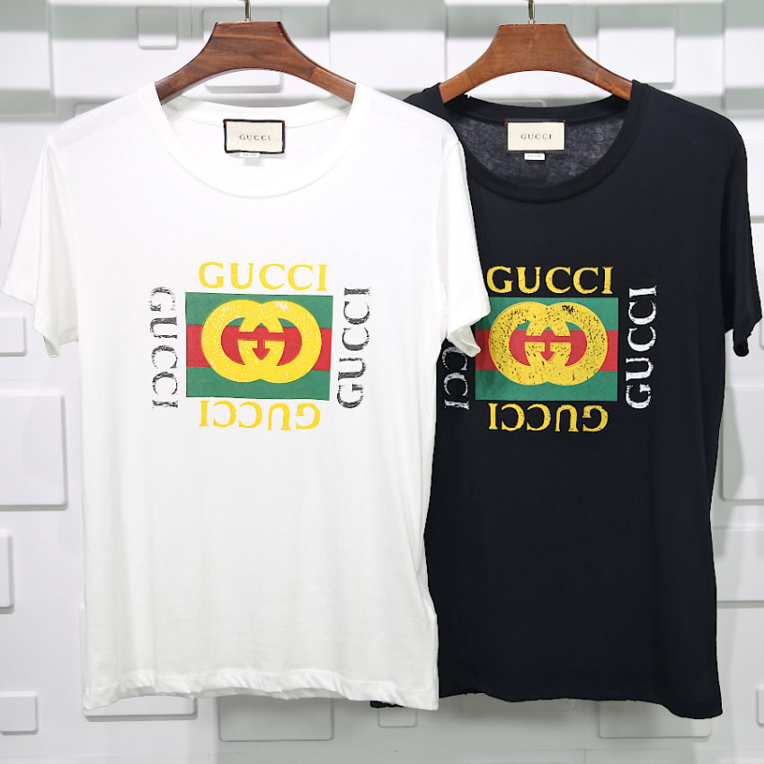 Gucci T Shirt Printing Classic Square Logo Pure Cotton 1 - kickbulk.org