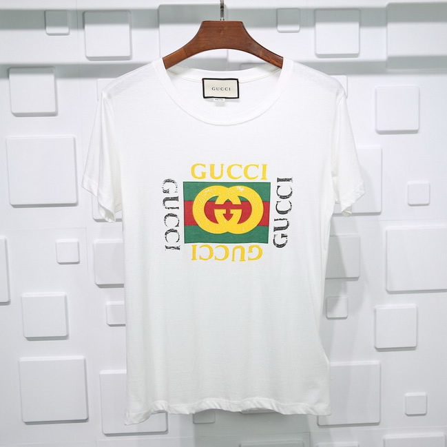 Gucci T Shirt Printing Classic Square Logo Pure Cotton 4 - kickbulk.org