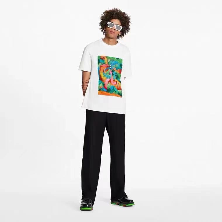 Louis Vuitton Graffiti Monster T Shirt 3 - kickbulk.org