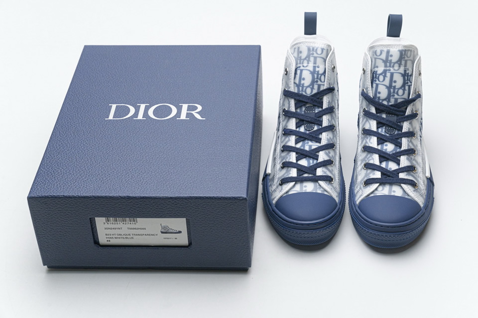 Dior B23 Ht Oblique Transparency High T00962h565 White Blue 7 - kickbulk.org