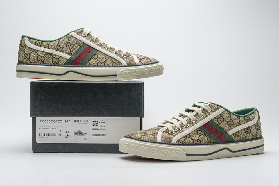 Gucci Brown Double G Sneakers 553385dopeo1977 6 - kickbulk.org