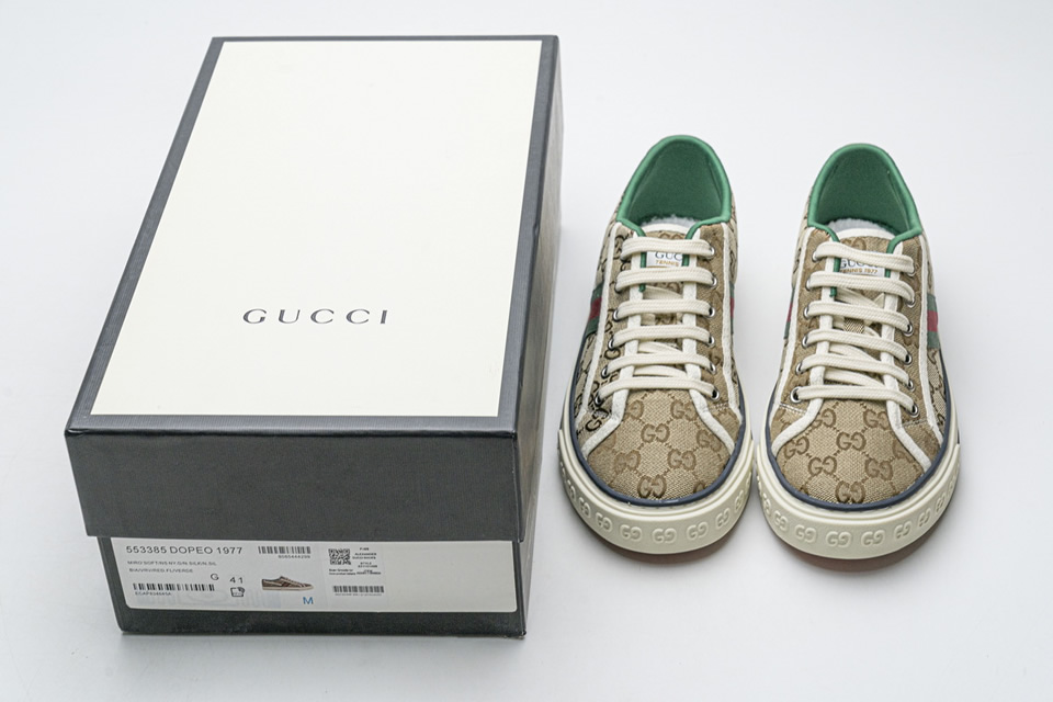Gucci Brown Double G Sneakers 553385dopeo1977 7 - kickbulk.org
