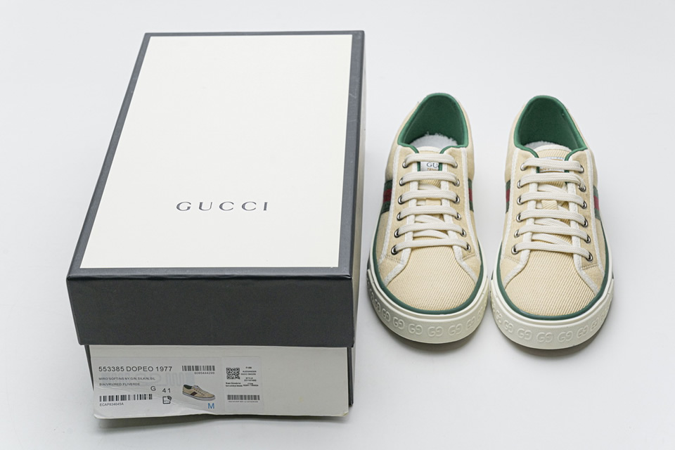 Gucci Apricot Twill Sneakers 553385dopeo1977 7 - kickbulk.org