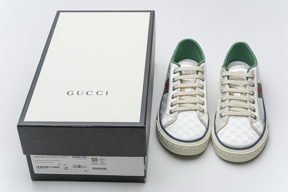 Gucci White Silk Sneakers 553385dopeo1977 6 - kickbulk.org