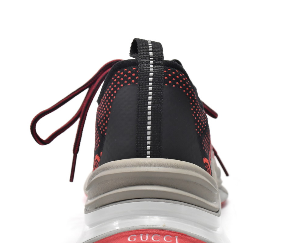 Gucci Run Sneakers Black Red 680900 Usn10 8490 12 - kickbulk.org