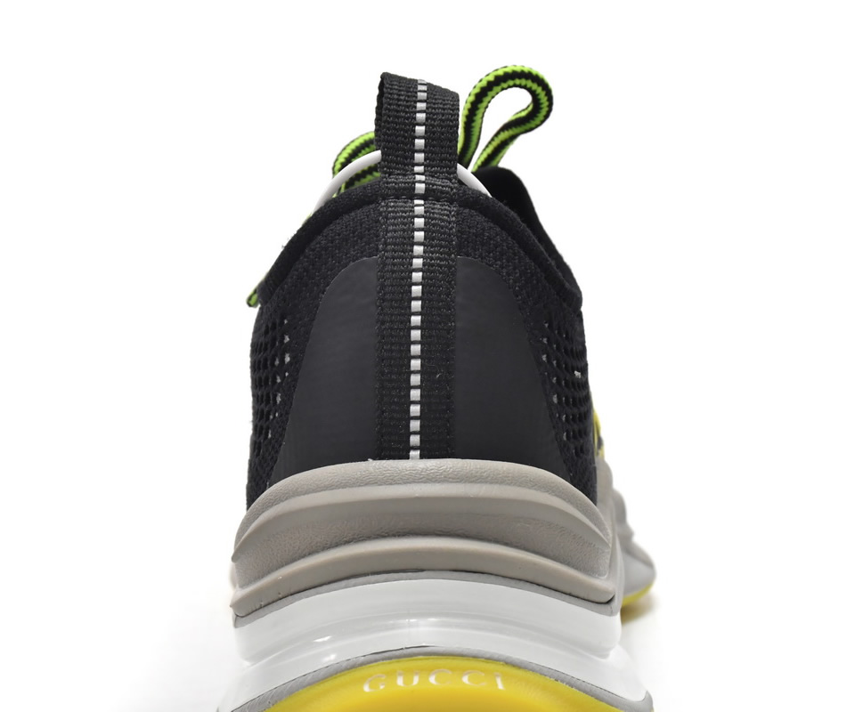 Gucci Run Sneakers Black Yellow 680939 Usm10 8480 12 - kickbulk.org