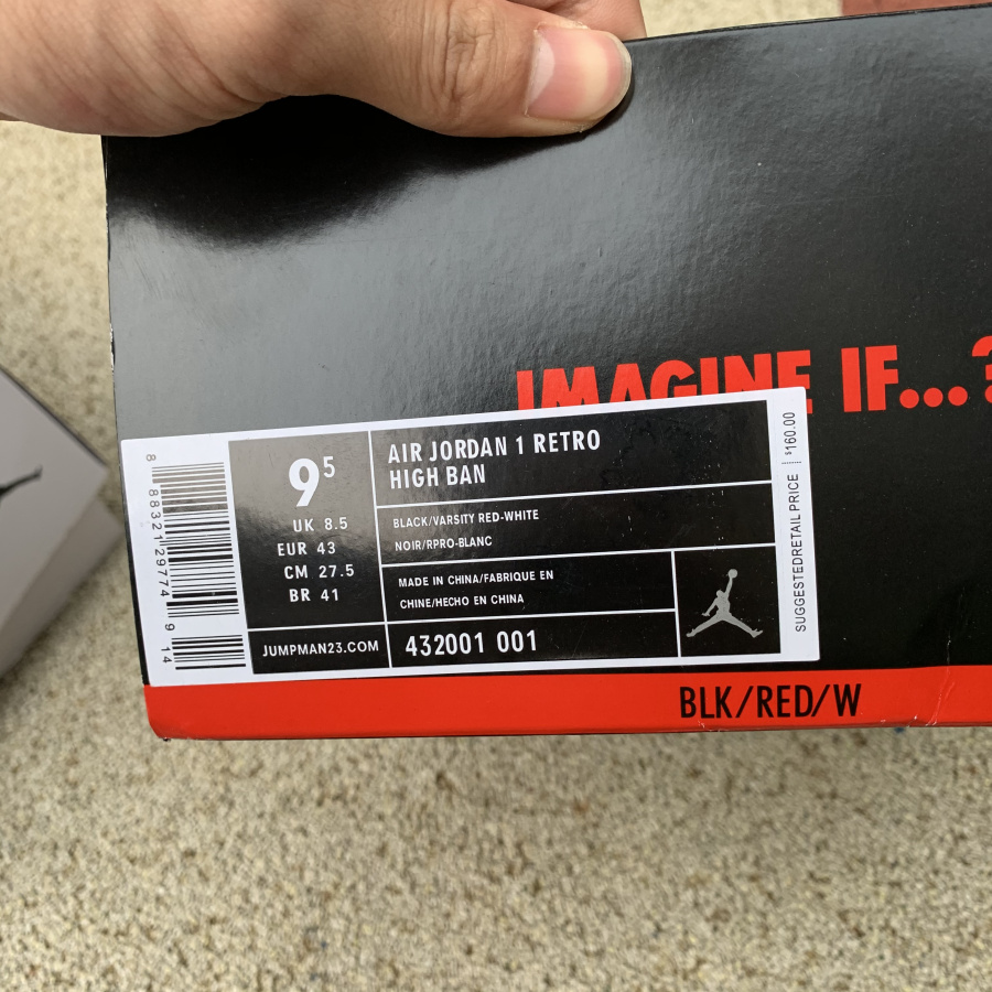 Nike Air Jordan 1 Banned Aj1 432001 001 17 - kickbulk.org