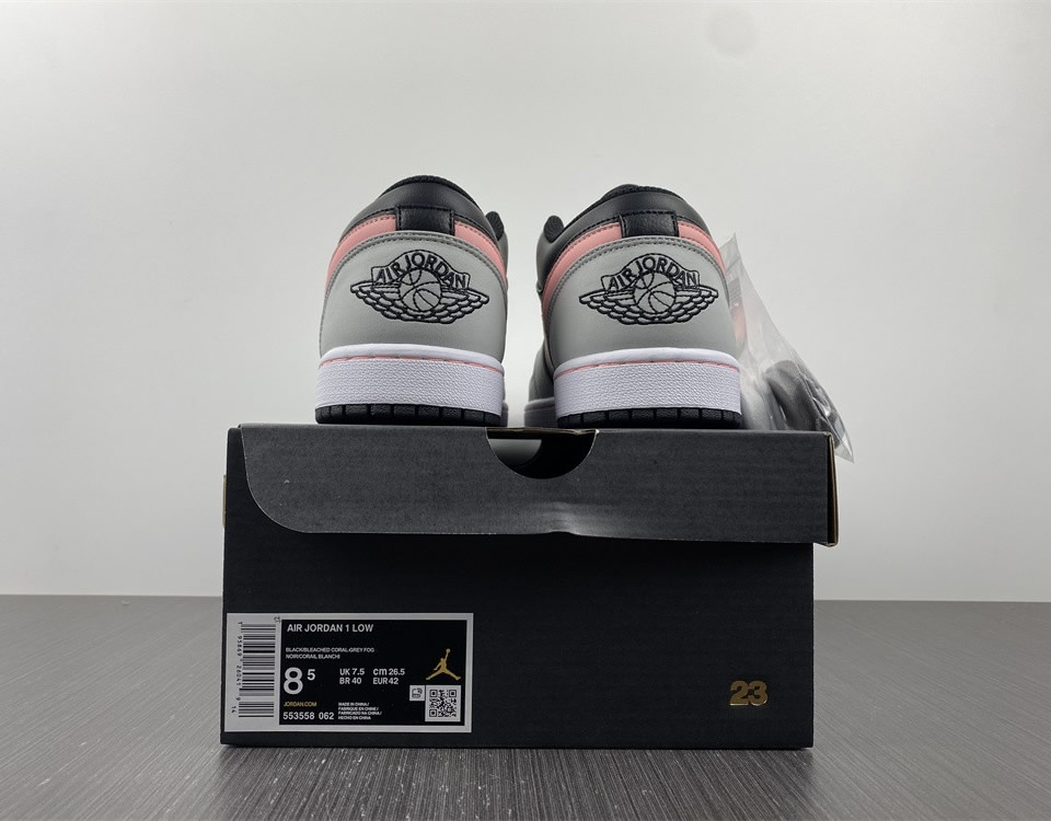 Air Jordan 1 Low Appears Black Grey Pink 553558 062 14 - kickbulk.org
