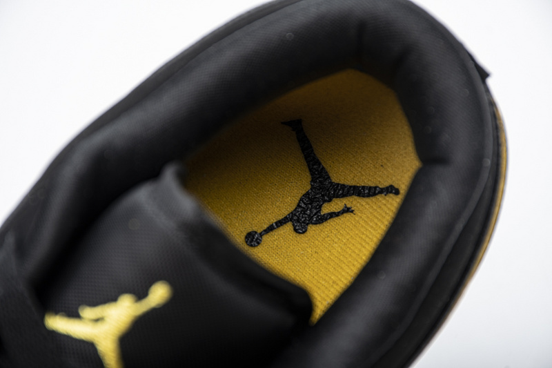 Nike Air Jordan 1 Low Black Gold 553558 071 13 - kickbulk.org