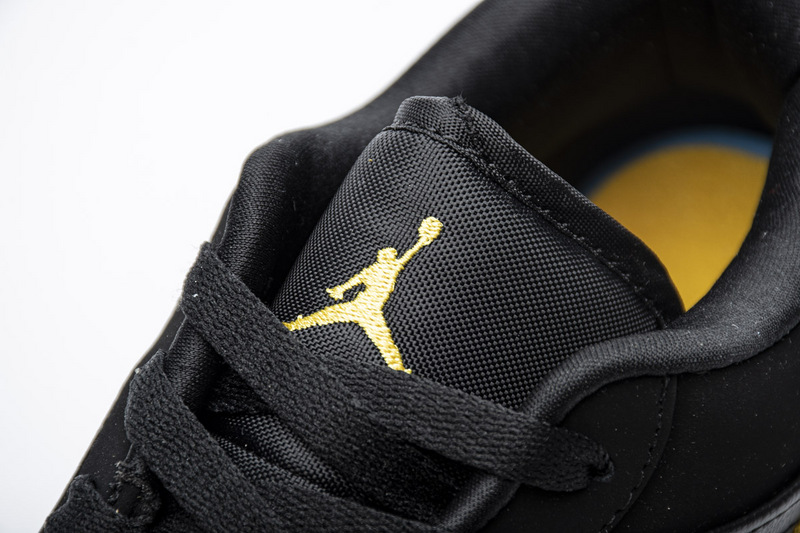 Nike Air Jordan 1 Low Black Gold 553558 071 8 - kickbulk.org