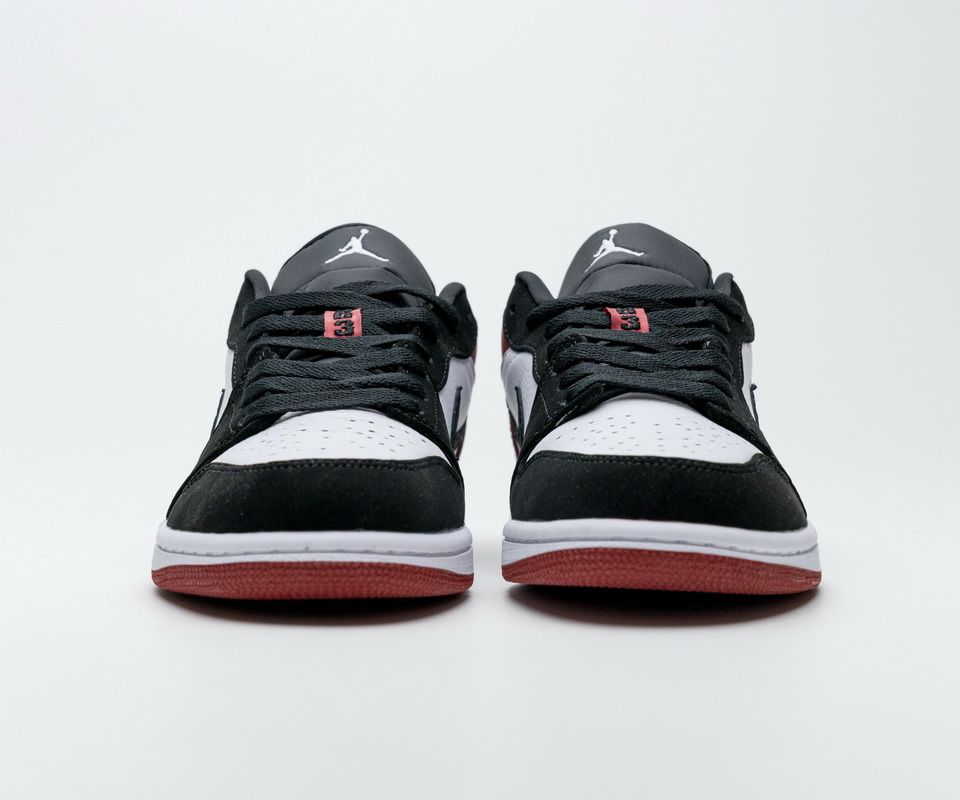 Nike Air Jordan 1 Low Black Toe 553558 116 7 - kickbulk.org