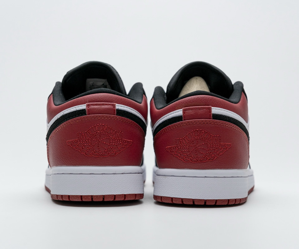Nike Air Jordan 1 Low Black Toe 553558 116 9 - kickbulk.org