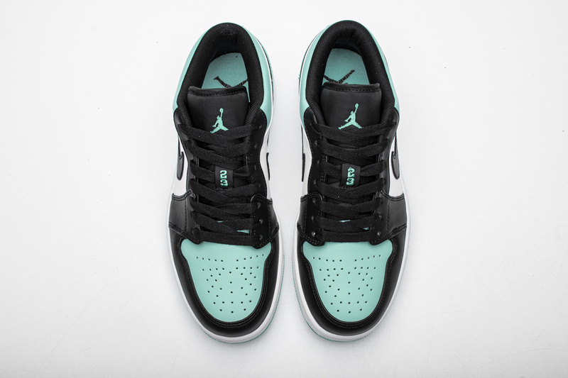 Nike Air Jordan 1 Low Emerald Toe 553558 117 2 - kickbulk.org