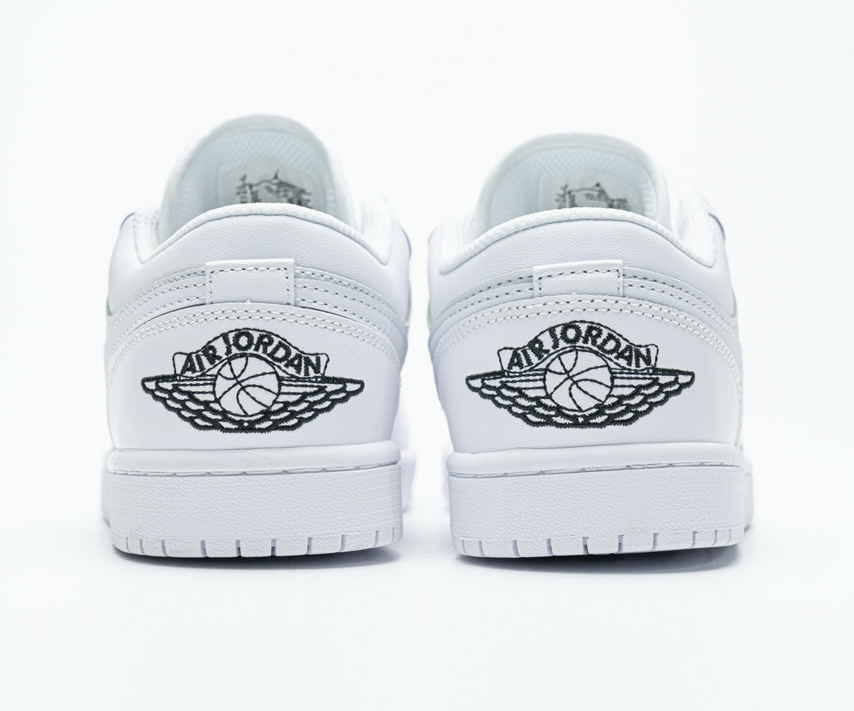 Nike Air Jordan 1 Low White Black 553560 101 5 - kickbulk.org