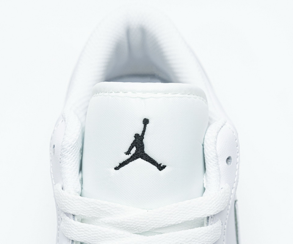 Nike Air Jordan 1 Low White Black 553560 101 9 - kickbulk.org