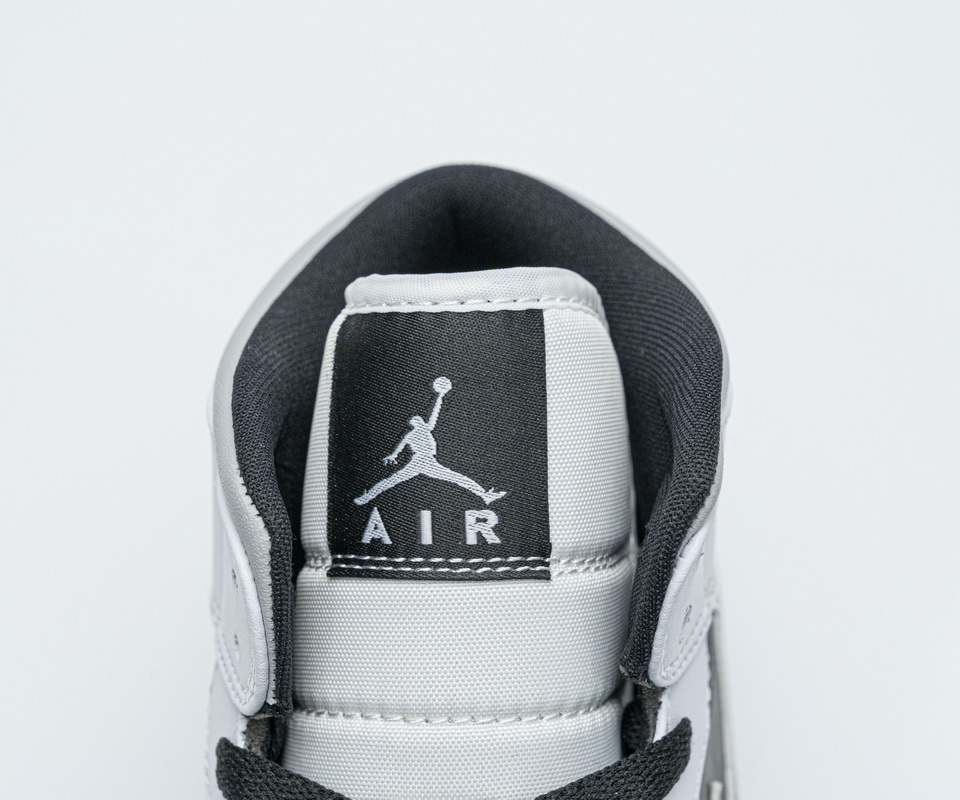 Nike Air Jordan 1 Mid White Shadow Black 554724 073 10 - kickbulk.org