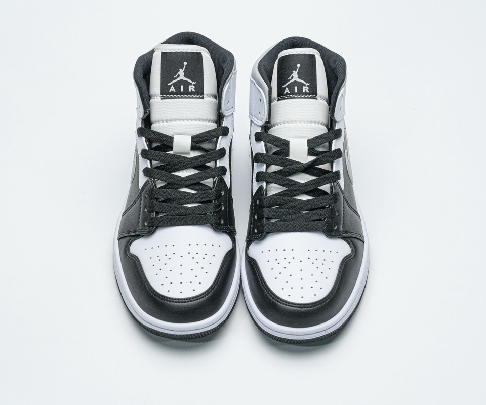 Nike Air Jordan 1 Mid White Shadow Black 554724 073 2 - kickbulk.org