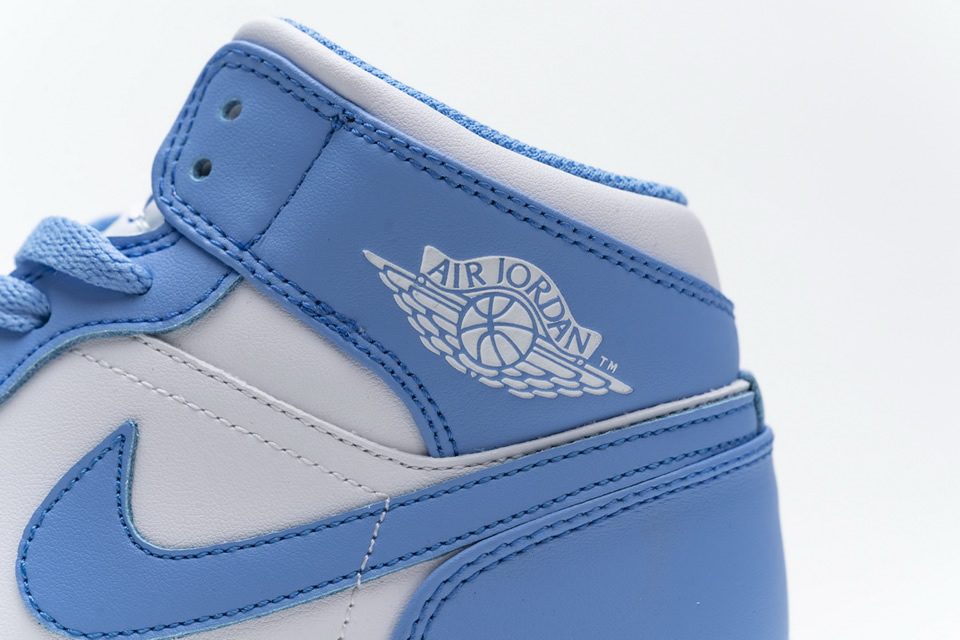 Nike Air Jordan 1 Retro Mid Unc University Blue 554724 106 16 - kickbulk.org