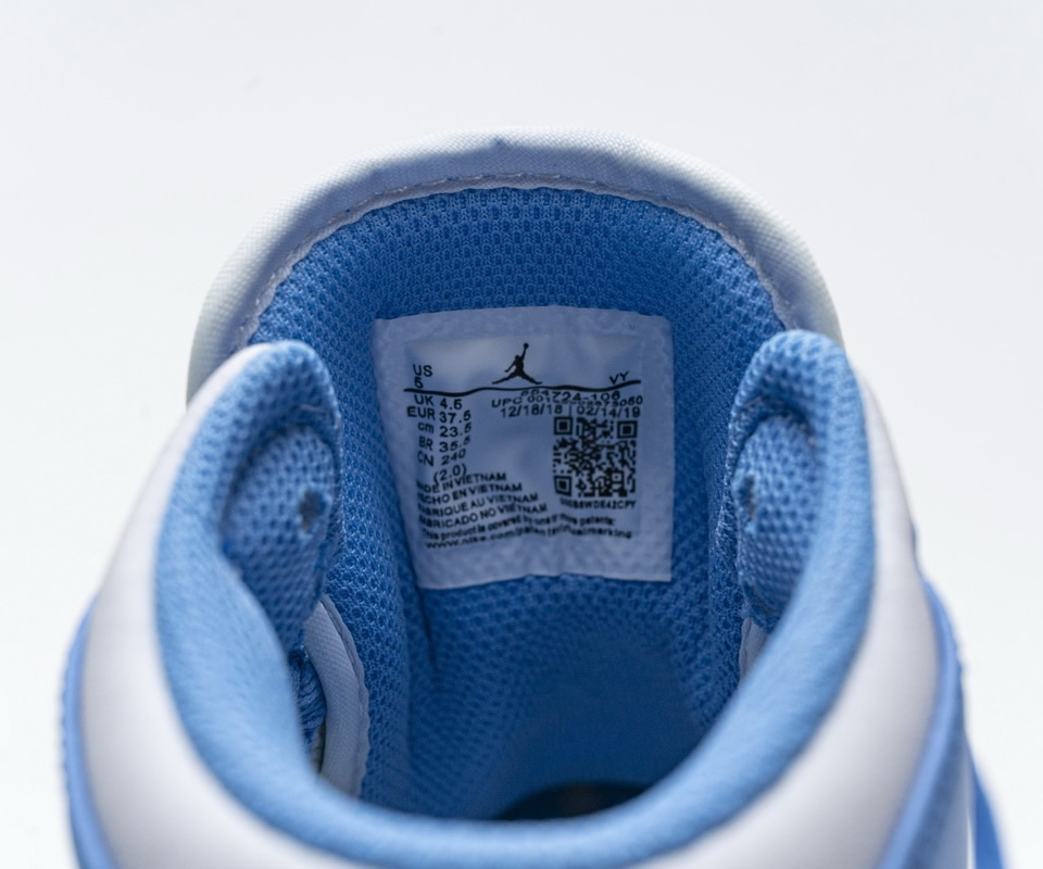 Nike Air Jordan 1 Retro Mid Unc University Blue 554724 106 18 - kickbulk.org