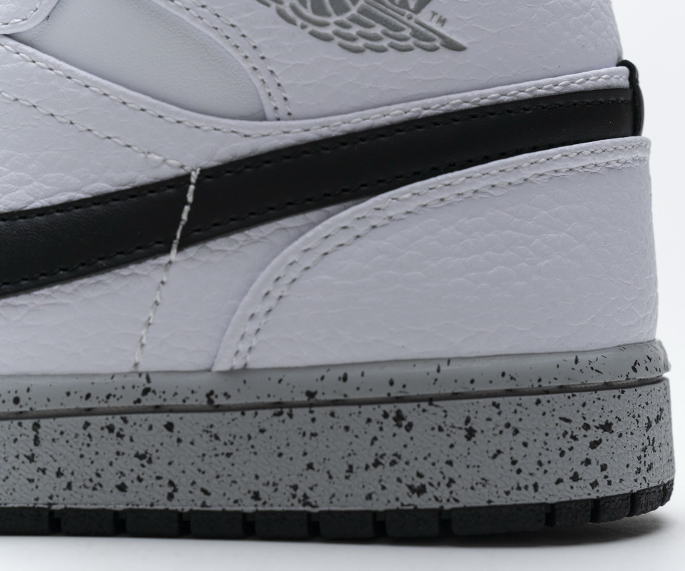 Nike Air Jordan 1 Mid Gs White Cement 554725 115 16 - kickbulk.org