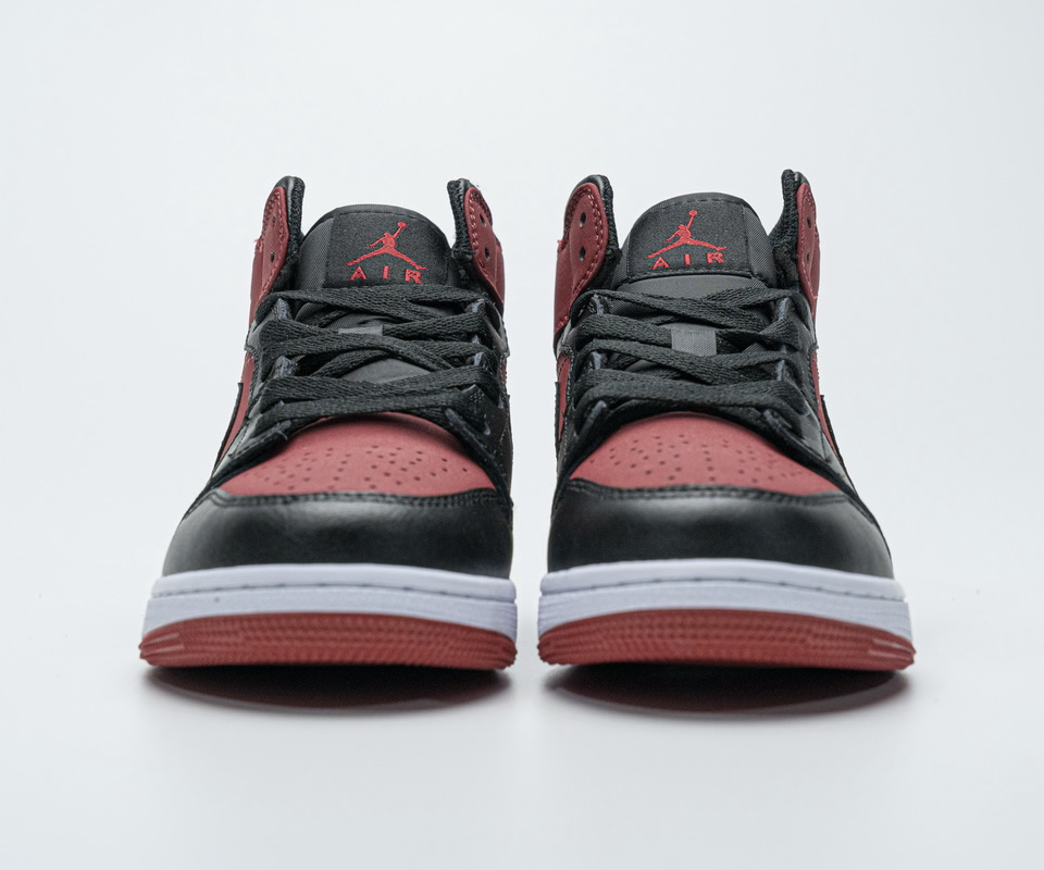 Nike Air Jordan 1 Mid Banned Gym Red Black 554725 610 4 - kickbulk.org