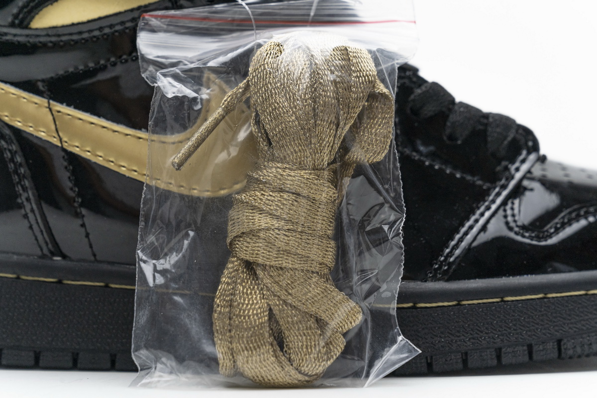 Air Jordan 1 High Og Black Gold Patent Leather New Release Date 555088 032 10 - kickbulk.org
