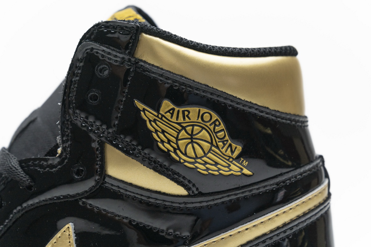 Air Jordan 1 High Og Black Gold Patent Leather New Release Date 555088 032 11 - kickbulk.org