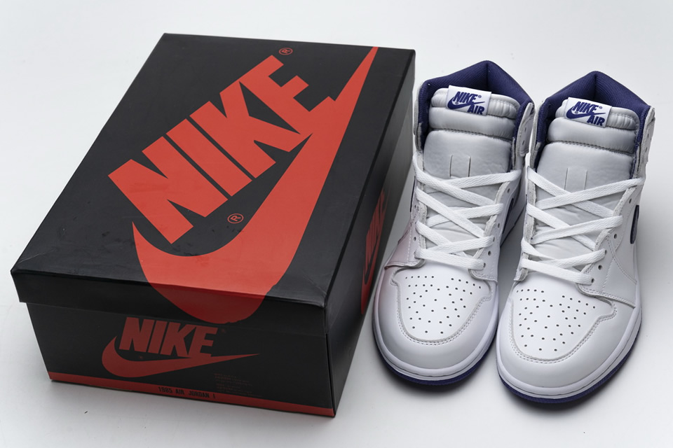 Nike Air Jordan 1 Retro High Og White Purple 555088 115 6 - kickbulk.org