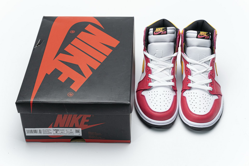Nike Air Jordan 1 High Og Light Fusion Red 555088 603 7 - kickbulk.org