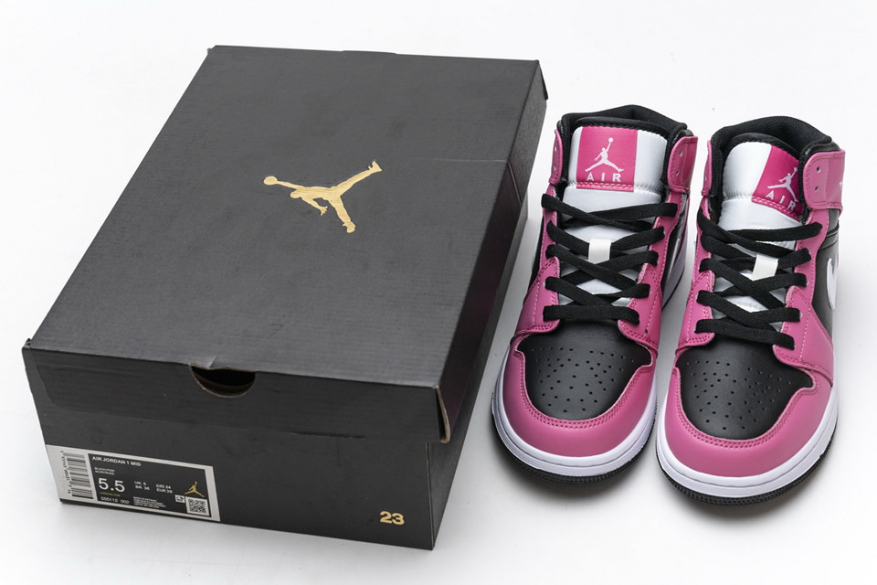 Nike Air Jordan 1 Mid Pinksicle 555112 002 4 - kickbulk.org