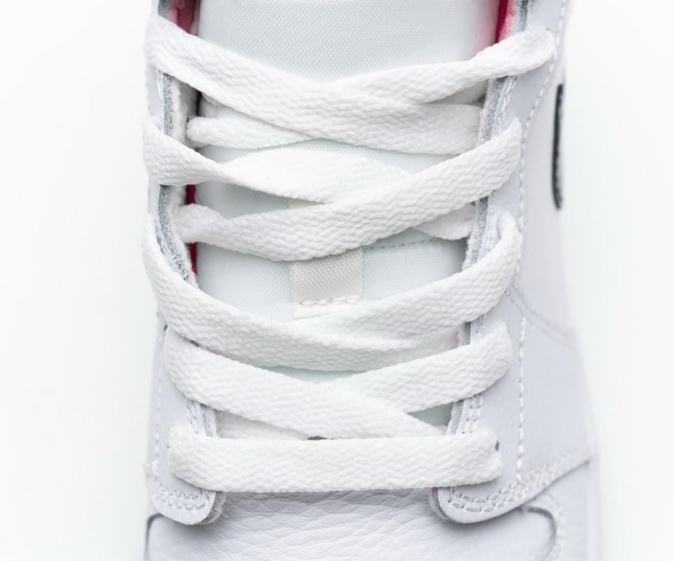Nike Air Jordan 1 Mid White Black Hyper Pink 555112 106 11 - kickbulk.org