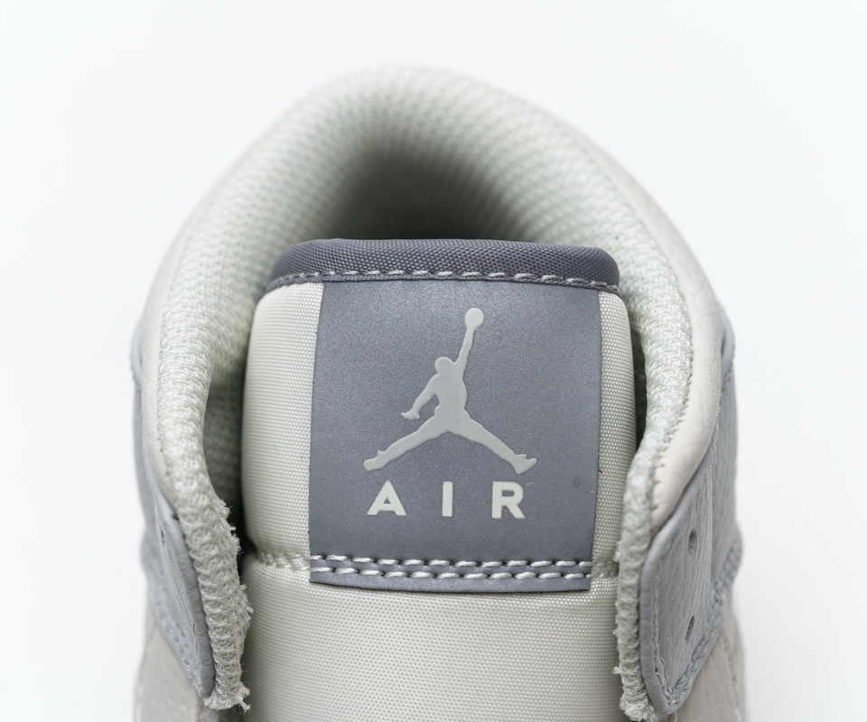 Nike Air Jordan 1 Mid Light Bone Grey Fog 852542 003 10 - kickbulk.org