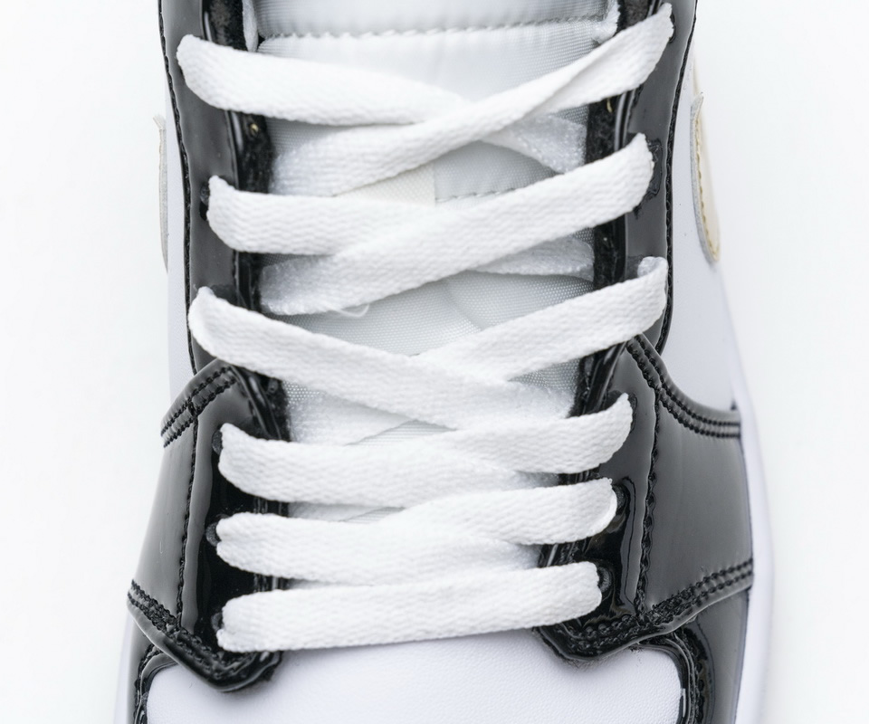 Nike Air Jordan 1 Mid Gold Patent Leather 852542 007 11 - kickbulk.org