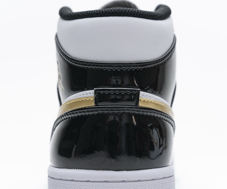Nike Air Jordan 1 Mid Gold Patent Leather 852542 007 17 - kickbulk.org